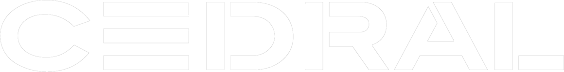 White CEDRAL logo 2
